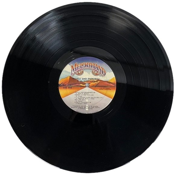 Motels And Memories By T G Sheppard Vinyl LP Record Album 33 RPM ME6-403S1 - Picture 4 of 5